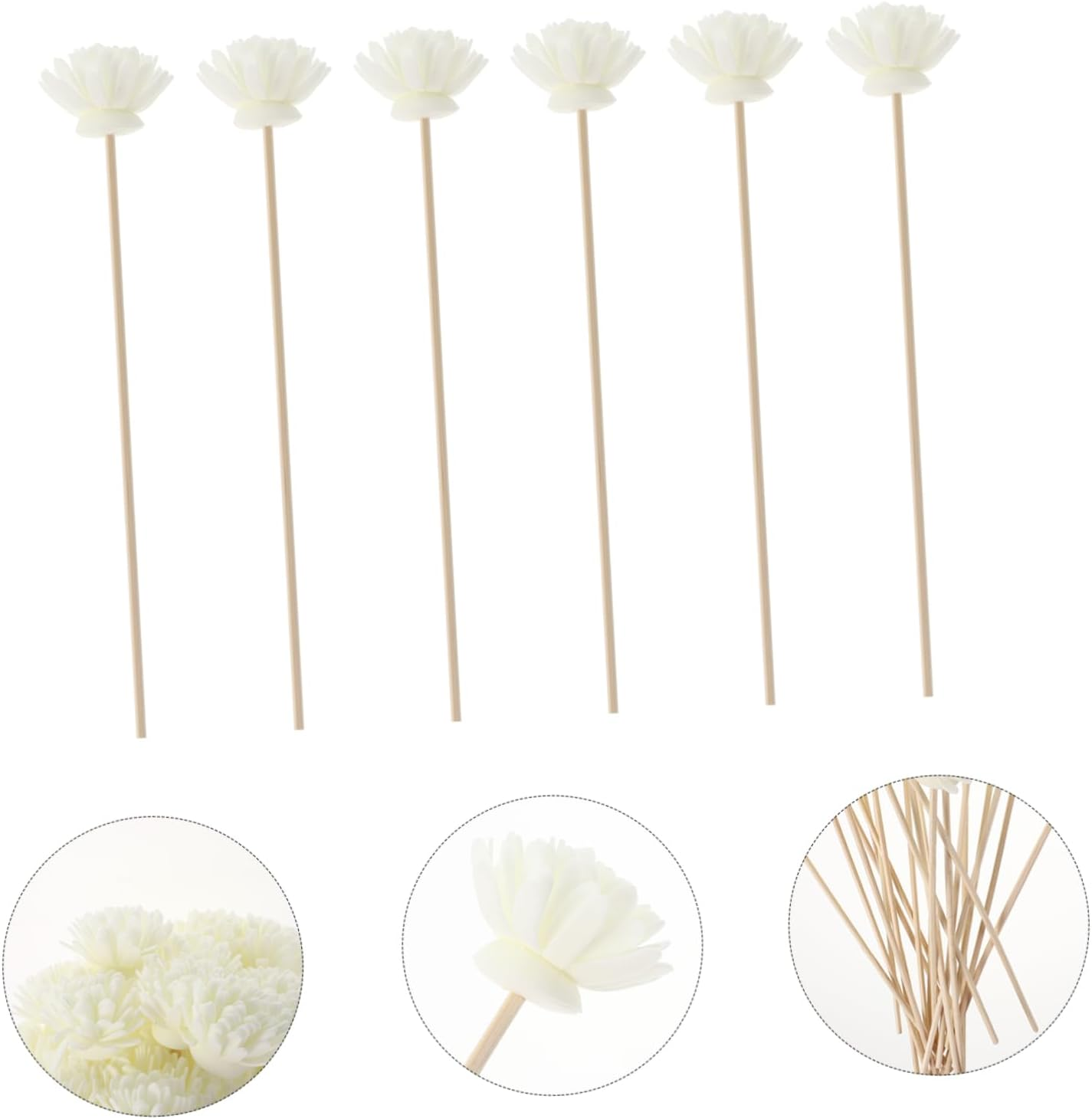 24Pcs Aromatherapy Dried Flowers Diffuser Flowers Aroma Diffuser Sticks for Shower Aromatherapy Natural Potpourri Supplies image number 6