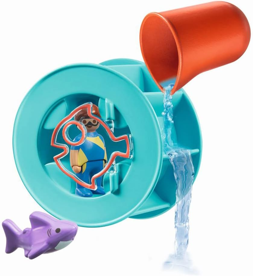 Playmobil - Water Wheel with Baby Shark image number 3