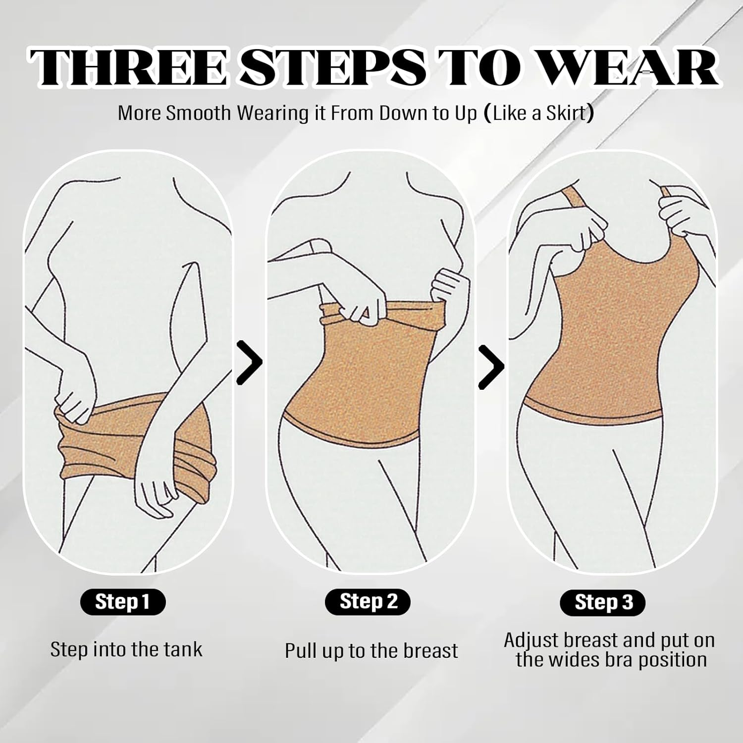 Compression Tank Top Women, Seamless Square Neck Tummy Control Camisole Top, Ribbed Body Shaper Camisole Slim Fit Workout image number 5