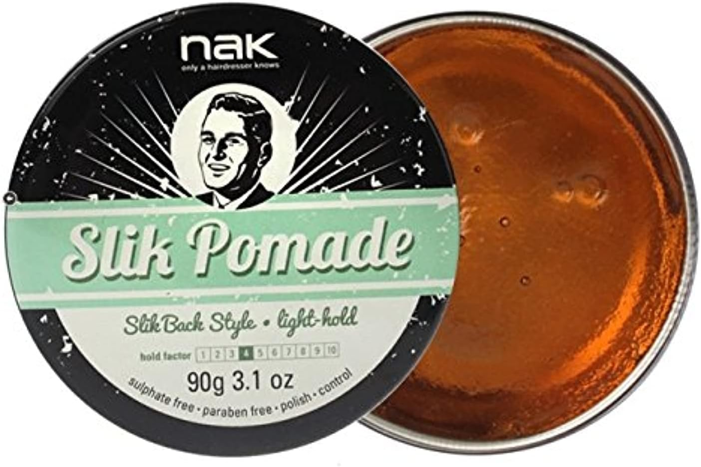 NAK Barber Slick Pomade 90G image number 1