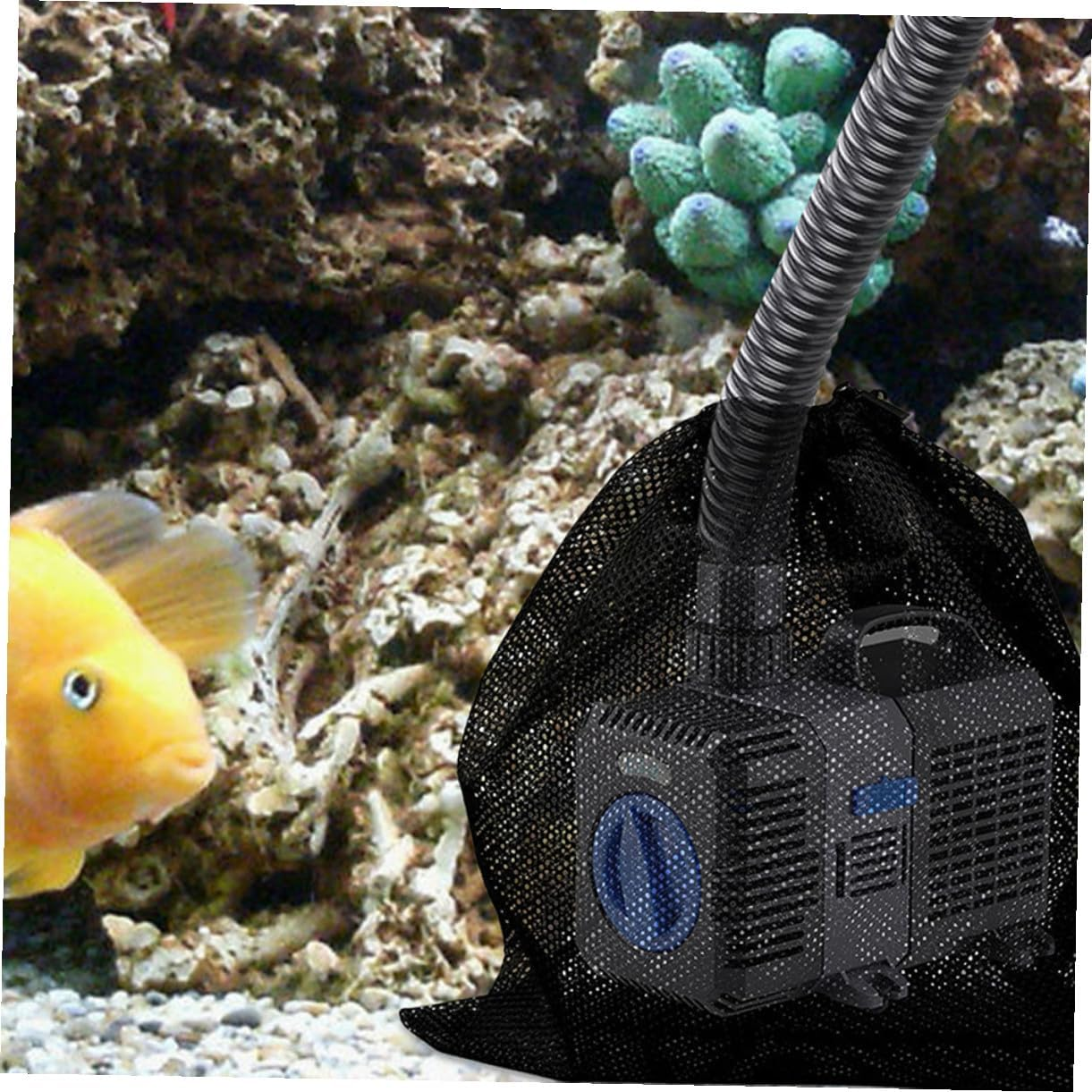 4Pcs Polyester Pump Filter Bags with Drawstring Mesh Mesh Bag for Swimming Pool Pumps Lightweight Tear-Resistant Filter Pouch for Debris Protection