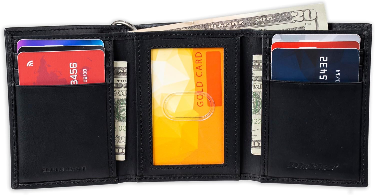 Dickies Men'S Chain Trifold and Bifold Wallets image number 3
