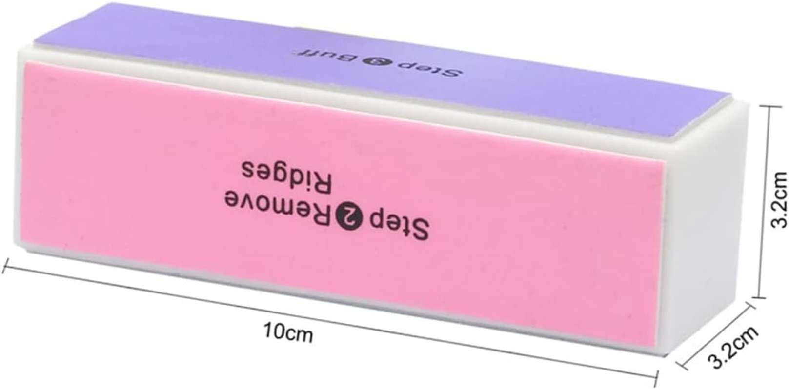 Beavorty 3Pcs Nail Block Sander Nail Boards and Buffer Sanding Buffing Block Nail Polisher Buffer 4 Way Polish Buffer Block Nail Buffer Nail Tools Nails Tools Nail Sander Remover Square image number 3