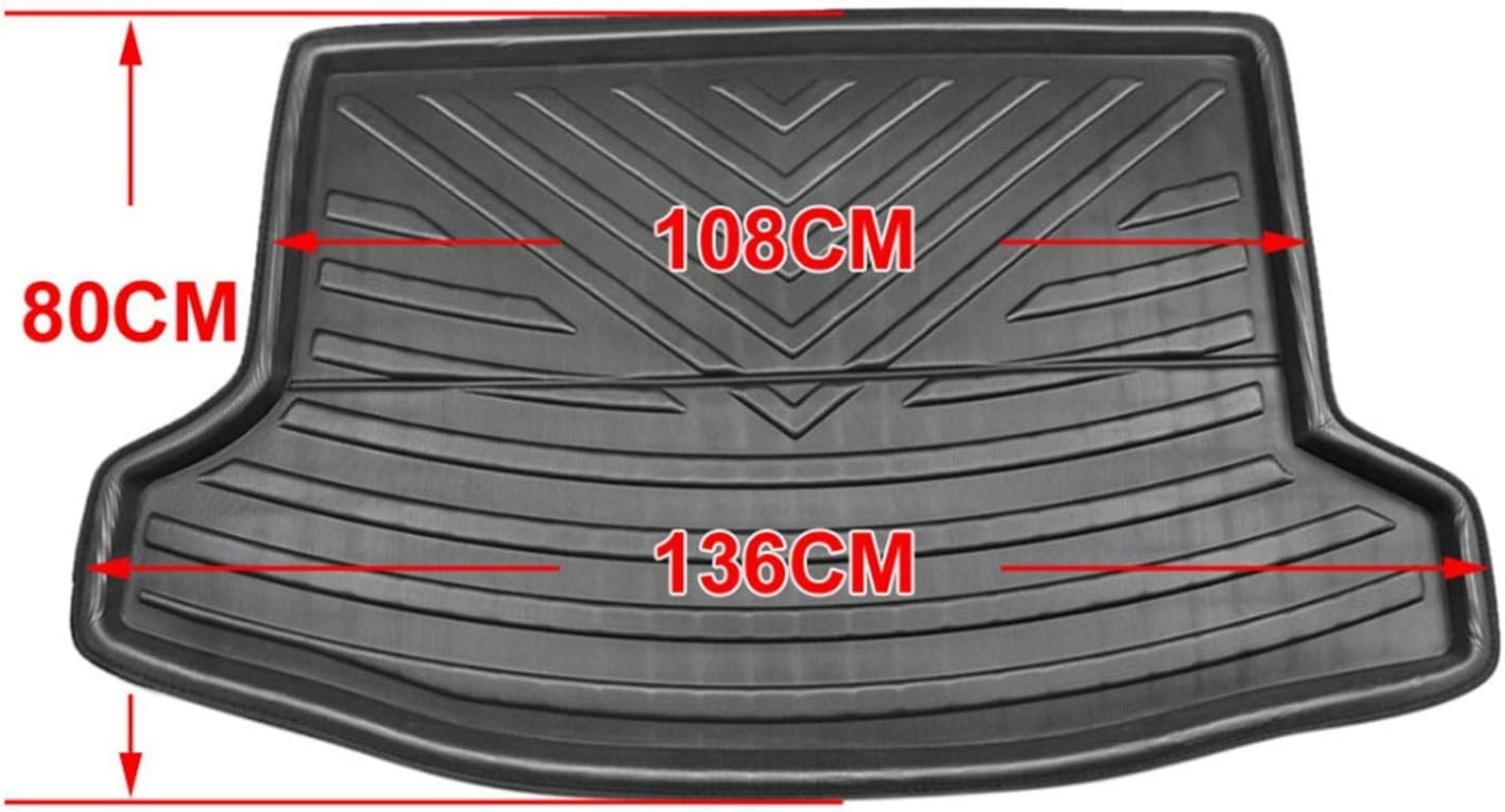 Rear Car Trunk Floor Boot Liner Cargo Mat PE+EVA Foam Plastic Tray Carpet, for Subaru, XV Crosstrek 2012-2017 Accessories Luggage Area Mat (Color : for Xvcrosstrek12 17)