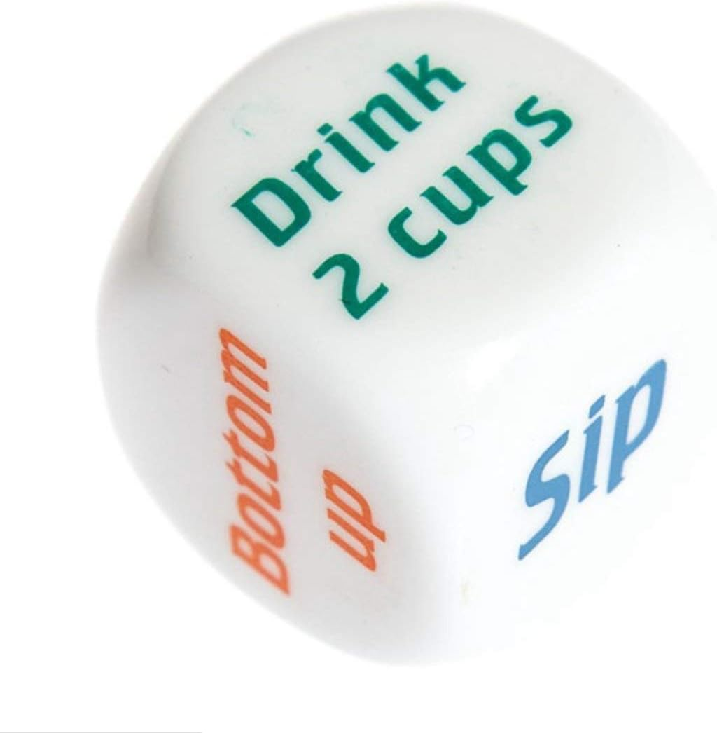 Drinking Dice Game, Drunk Frenzy Party Game for Adult, Bachelorette Game 3 Pcs image number 2