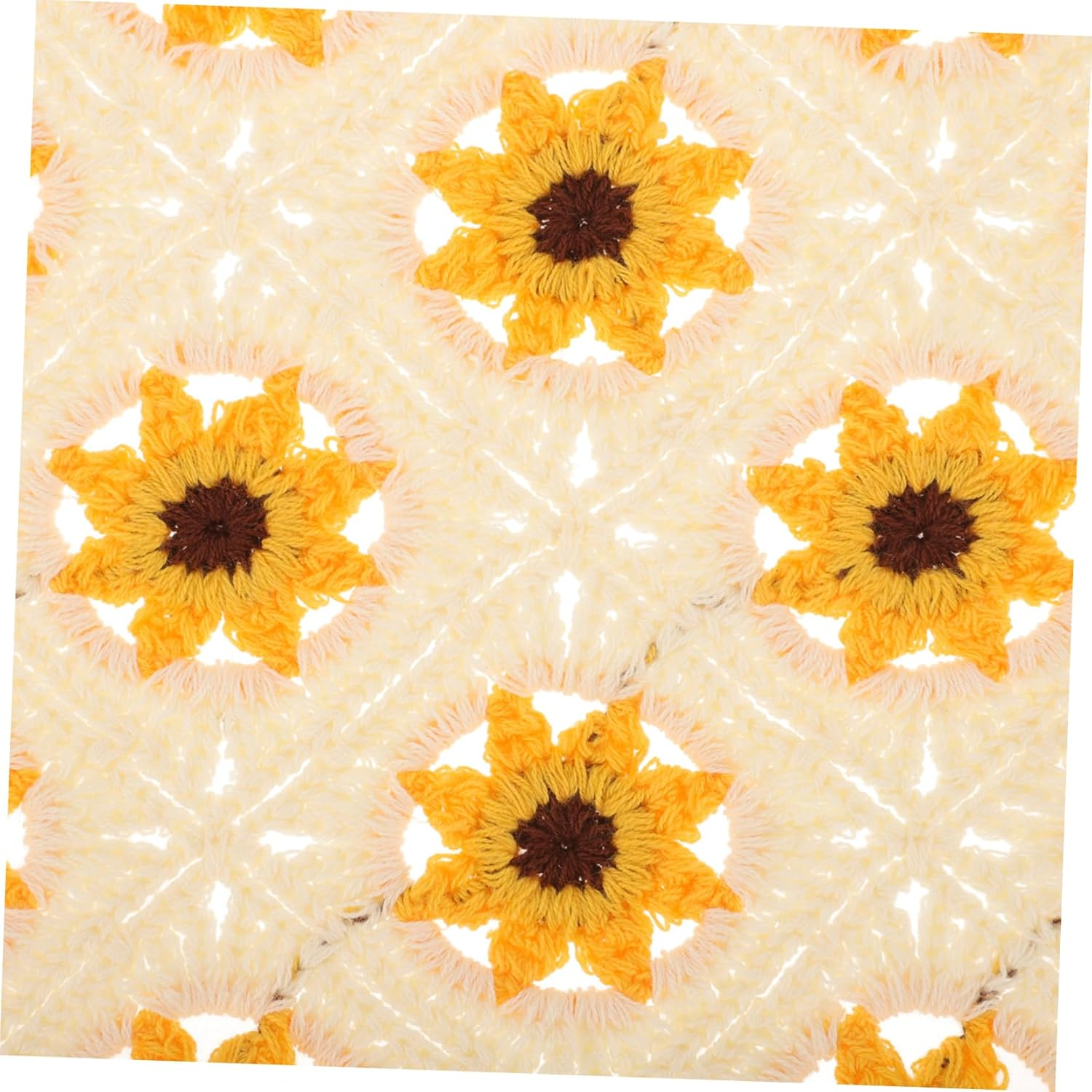 Yardenfun Flower Headscarf Knitted Headband for Women Hairbands Women Flower Head Scarf Cotton Headbands for Floral Crochet Bandana Floral Headbands Satin Lined Turbans for Strap - Green image number 7