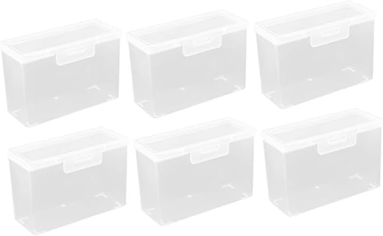 SHUNYUNG Minimalist Plastic Playing Card Storage Box, 6Pcs, 10.5 X6.6X4.5Cm/4.1X2.6X1.8 Inches image number 6