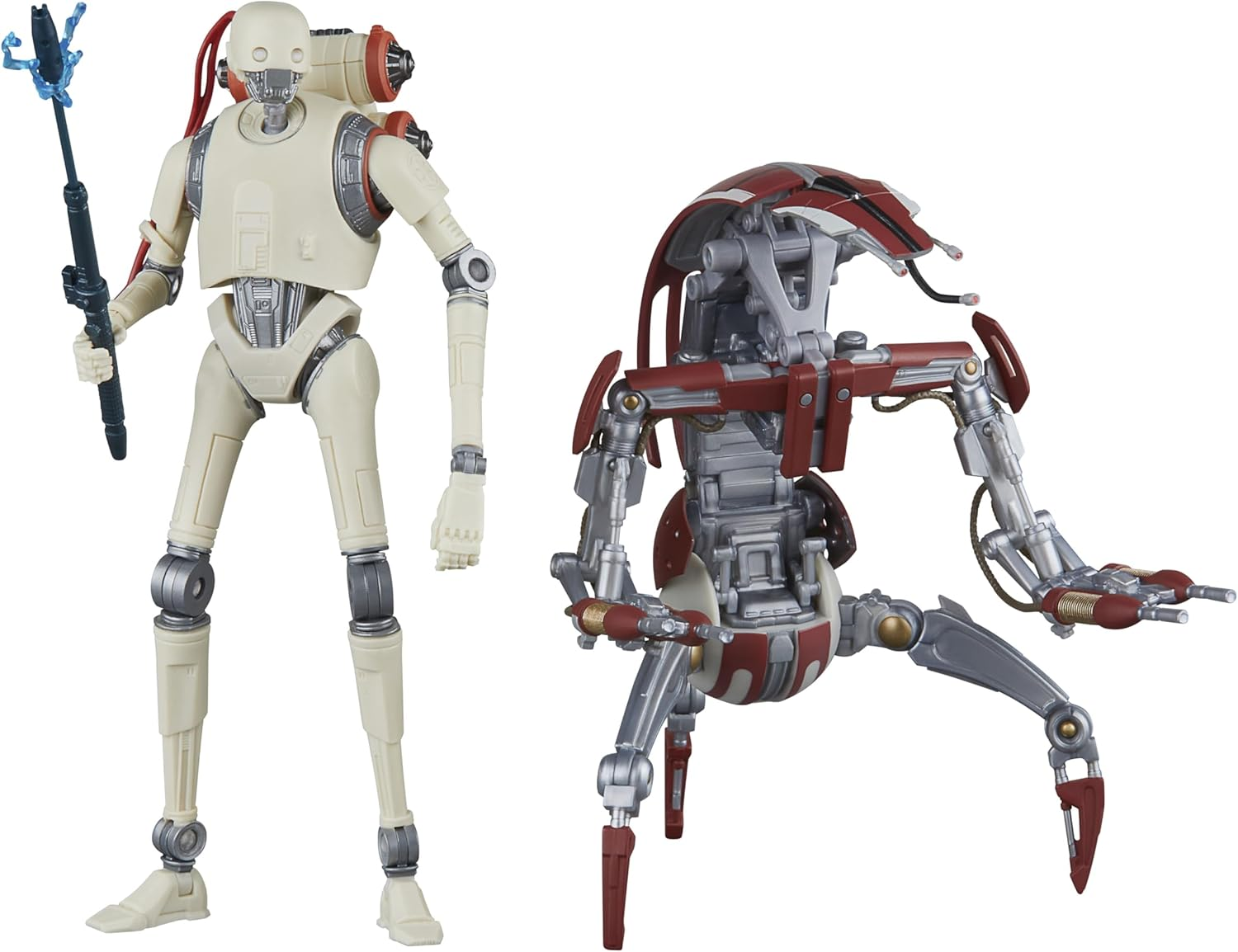 Star Wars the Black Series KX Security Droid Enforcer & Droideka, Star Wars Jedi: Survivor Gaming Greats Collectible 6 Inch Action Figure 2-Pack image number 2