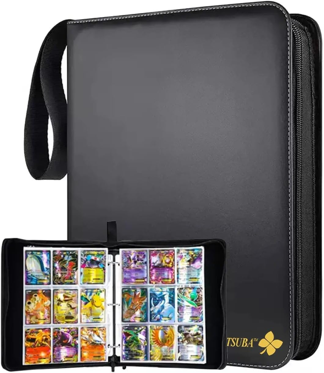 900 Cards Pocket Trading Card Binder Zip Trading Card Album Folder Case image number 5