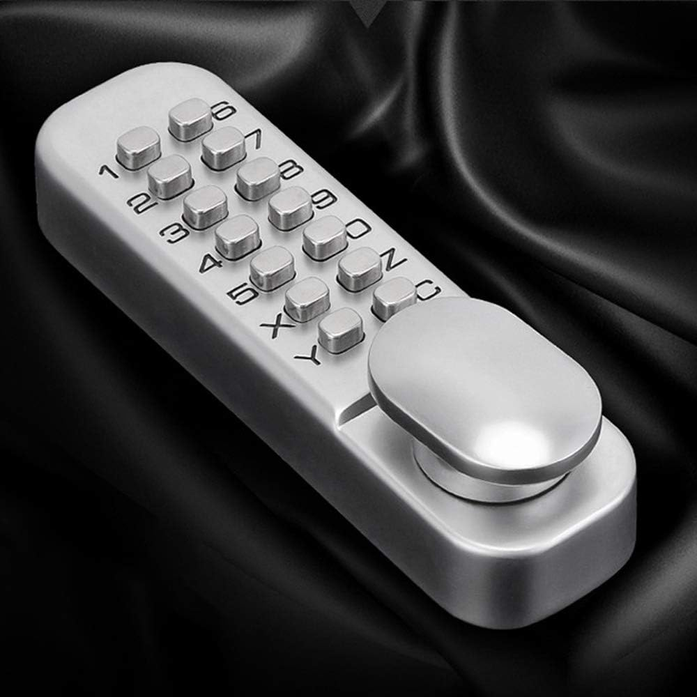 Digital Code Door Lock, Zinc Alloy Waterproof Keyless Safety Entry Door Lock, Digital Password Mechanical Lock for Outdoor Gate Fence image number 5