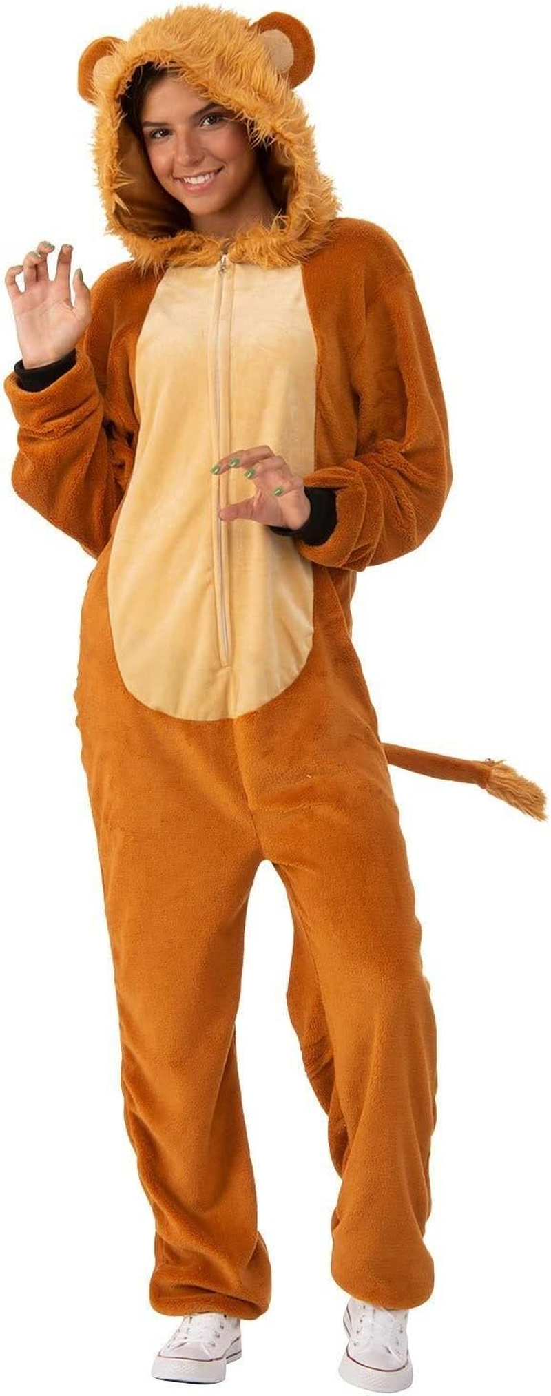 Lion Furry Onesie for Adults image number 2