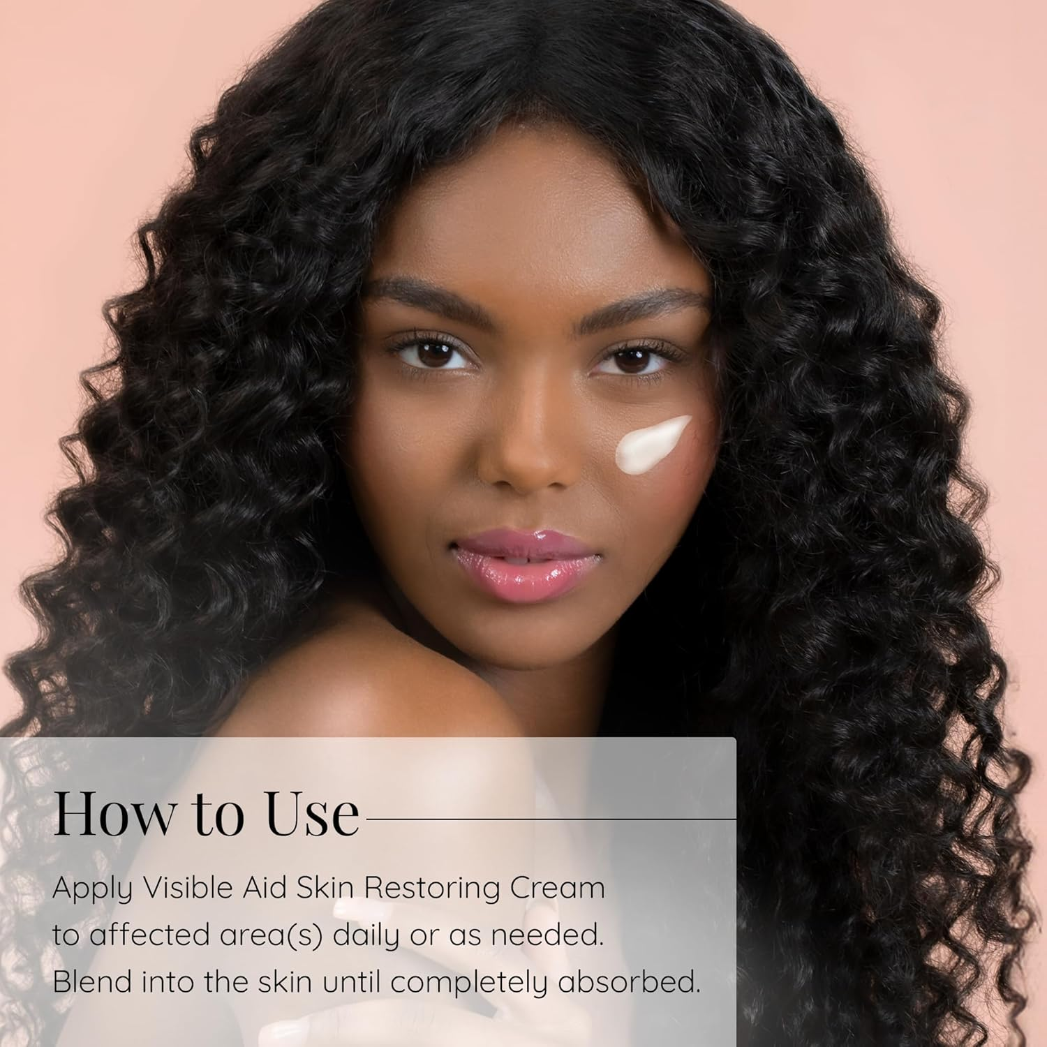 Aloette Visible Aid Moisture Restoring Cream, Organic Vitamin E Restoring Body & Face Cream Moisturizer for Dry Skin, Cruelty Free, 2 Fl Oz. image number 1