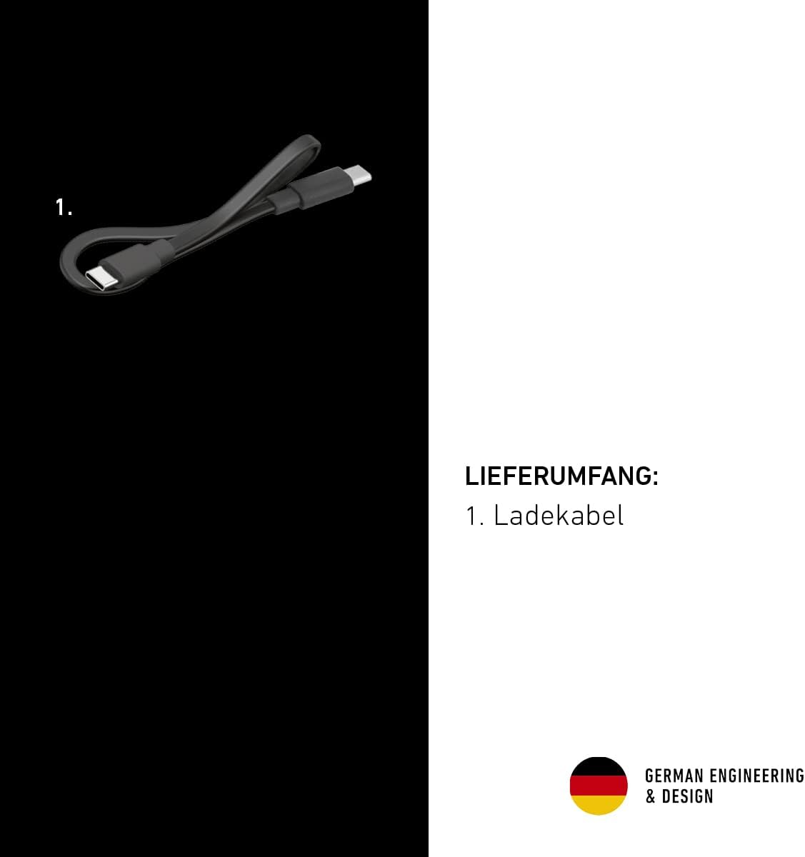 Ledlenser W1R Work, Portable LED Light, Torch with 220 Lumens, Inspection Torch, Rechargeable Lights,7 Hours Burn Time, USB Work Light or Work Lamp Hand Tools, Black image number 2