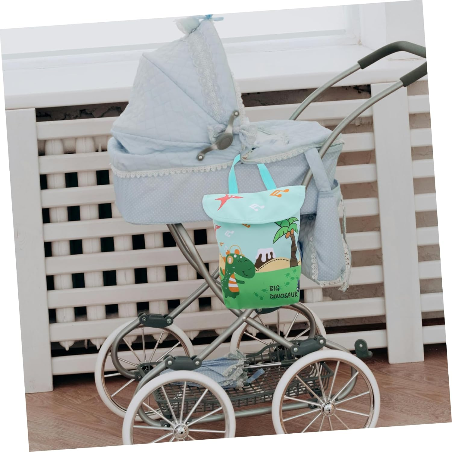 Diaper Bag Wet Bag Large Capacity Storage Pouch for Boys Girls Organized Daycare Travel Essential image number 4