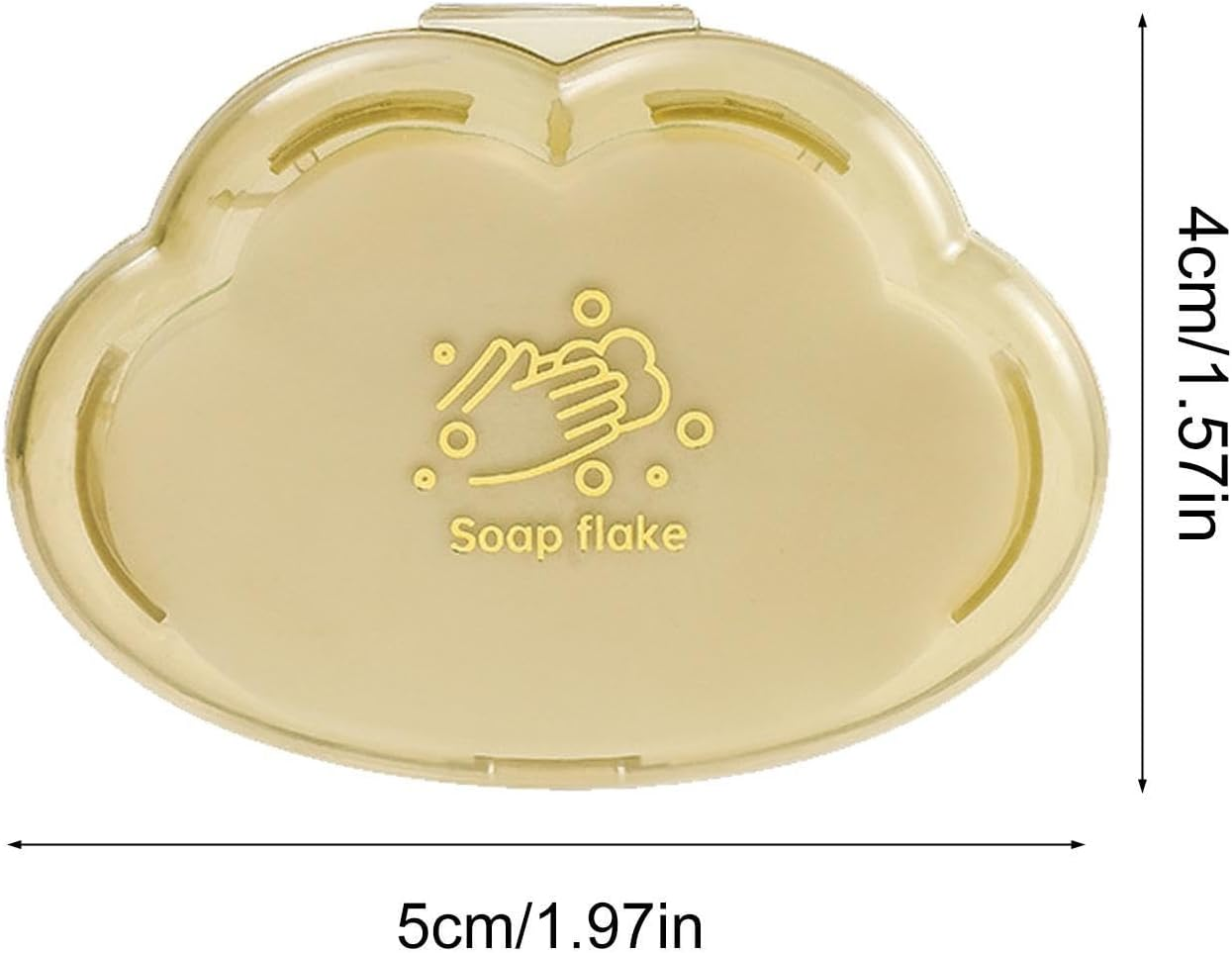 Generic Soap Sheets for Traveling, Soap Flakes Soap Sheets | Portable Skin Friendly Hand Washing Paper Sheets for Outdoor, Camping, Hiking, Travel