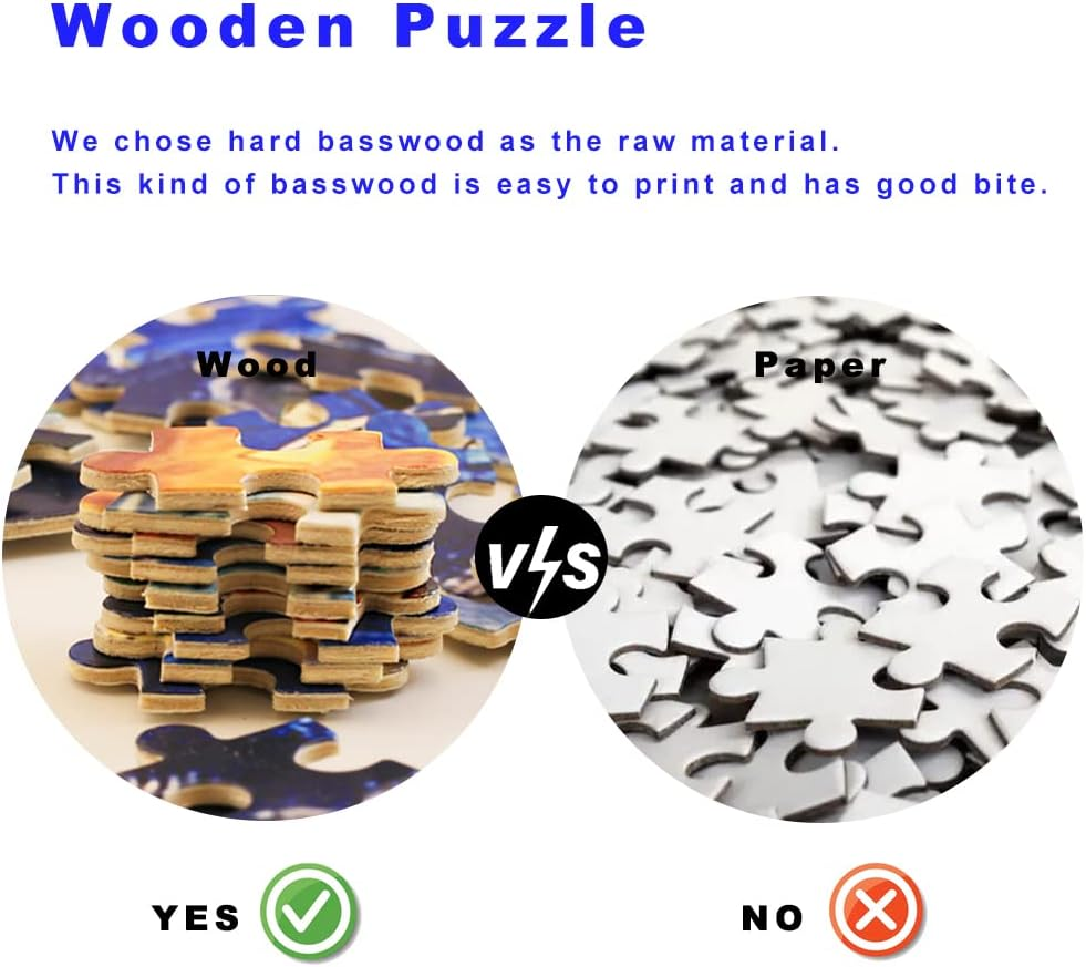 Ingooood Jigsaw Puzzle 1000 Pieces-Sneak Peek Series - the Owl'S Gaze - Entertainment Toys for Adult Special Graduation or Birthday Gift Home Decor image number 3
