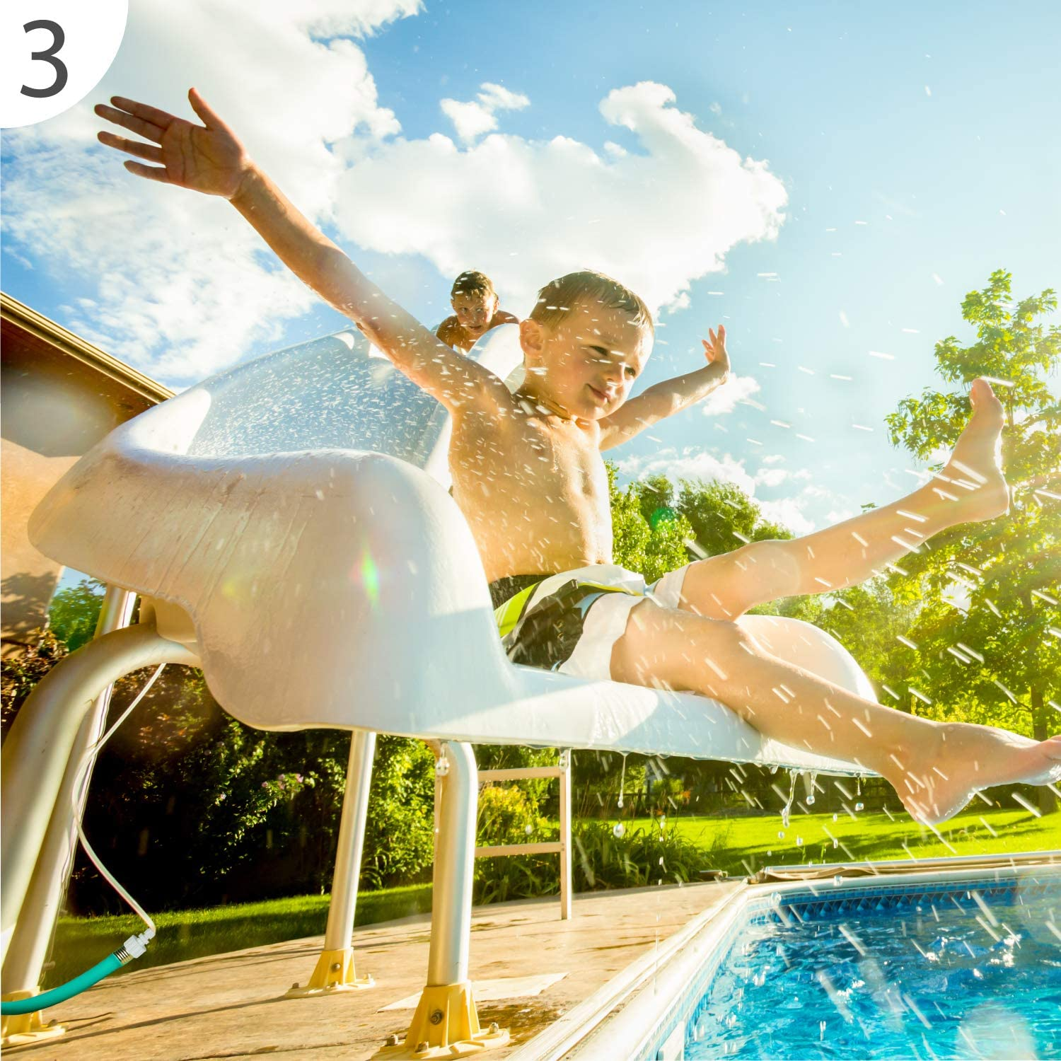 Poolmaster 36631 Spray Kit for Swimming Pool Slide, Water Slide image number 4