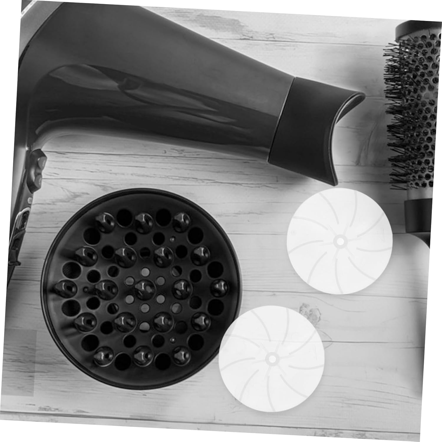 Hair Dryer Fan Blades Replacement Parts 5Pcs Heavy Duty Plastic Fans for Salon and Home Use Compatible Hair Dryer Repair Accessories image number 5