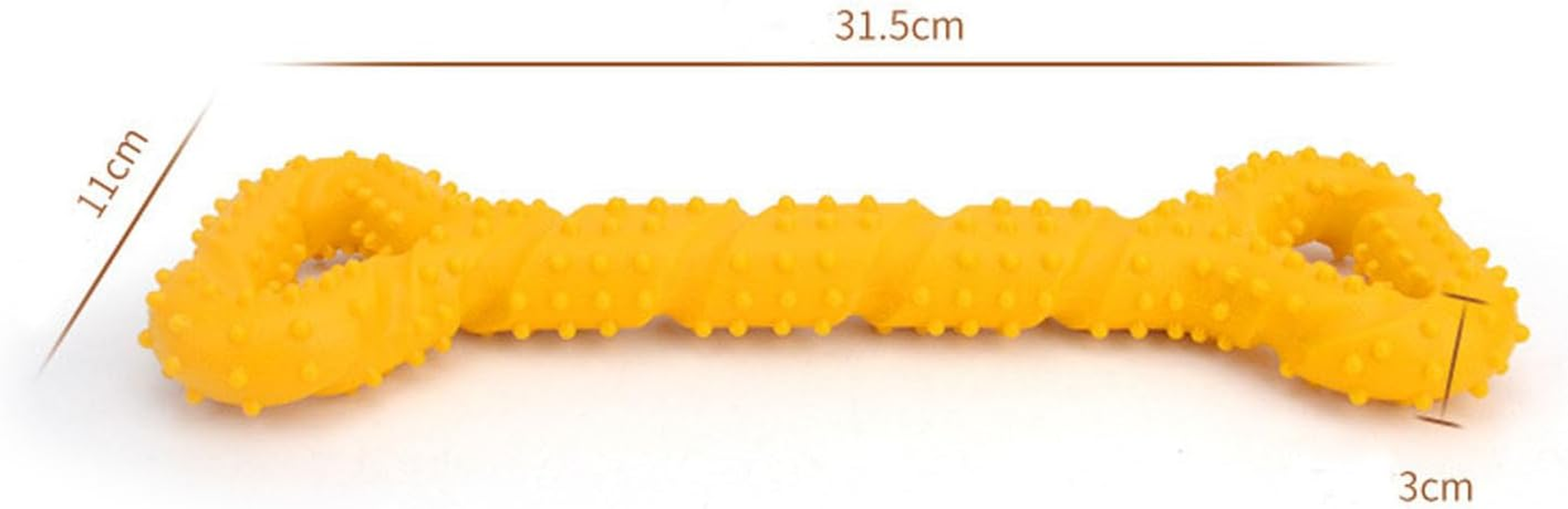 Dog Chew Toy for Large Dogs, Indestructible Bone for Aggressive Chewers, Teething Bone Toy, Dog Bone Toy, Dental Health & Teething Relief, (Yellow)