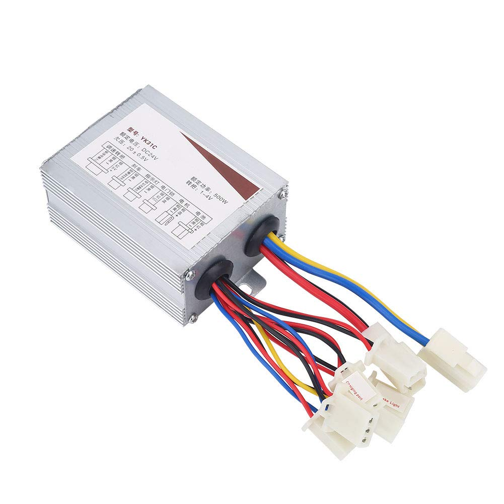 24V Controller 24V 500W Motor Speed Controller Electrical Scooter E Brushed E Bike Tricycle Brush Motor Control Box Electric Motor Controller Electric Speed Controller image number 3
