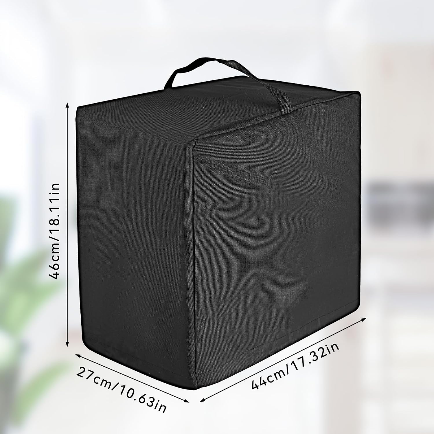 Lyreh Ice Cream Machine Dust Cover for Ninja, 600D Oxford Cloth Waterproof Dust Protector Ice Cream Machine Accessories Compatible with Ninja NC701, Easy to Clean image number 2