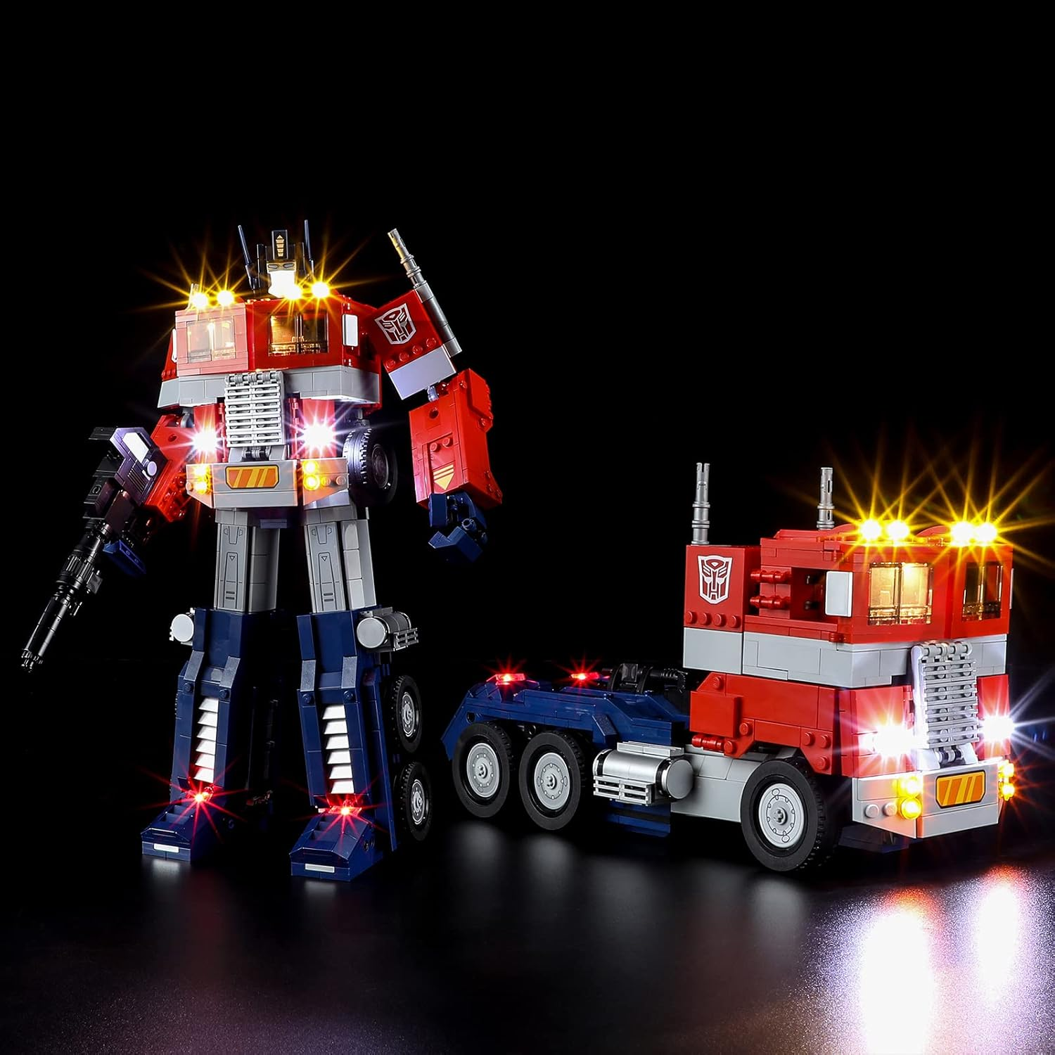 BRIKSMAX Led Lighting Kit for -10302 Optimus Prime - Compatible with  Creator Expert Building Blocks Model- Not Include the  Set image number 4