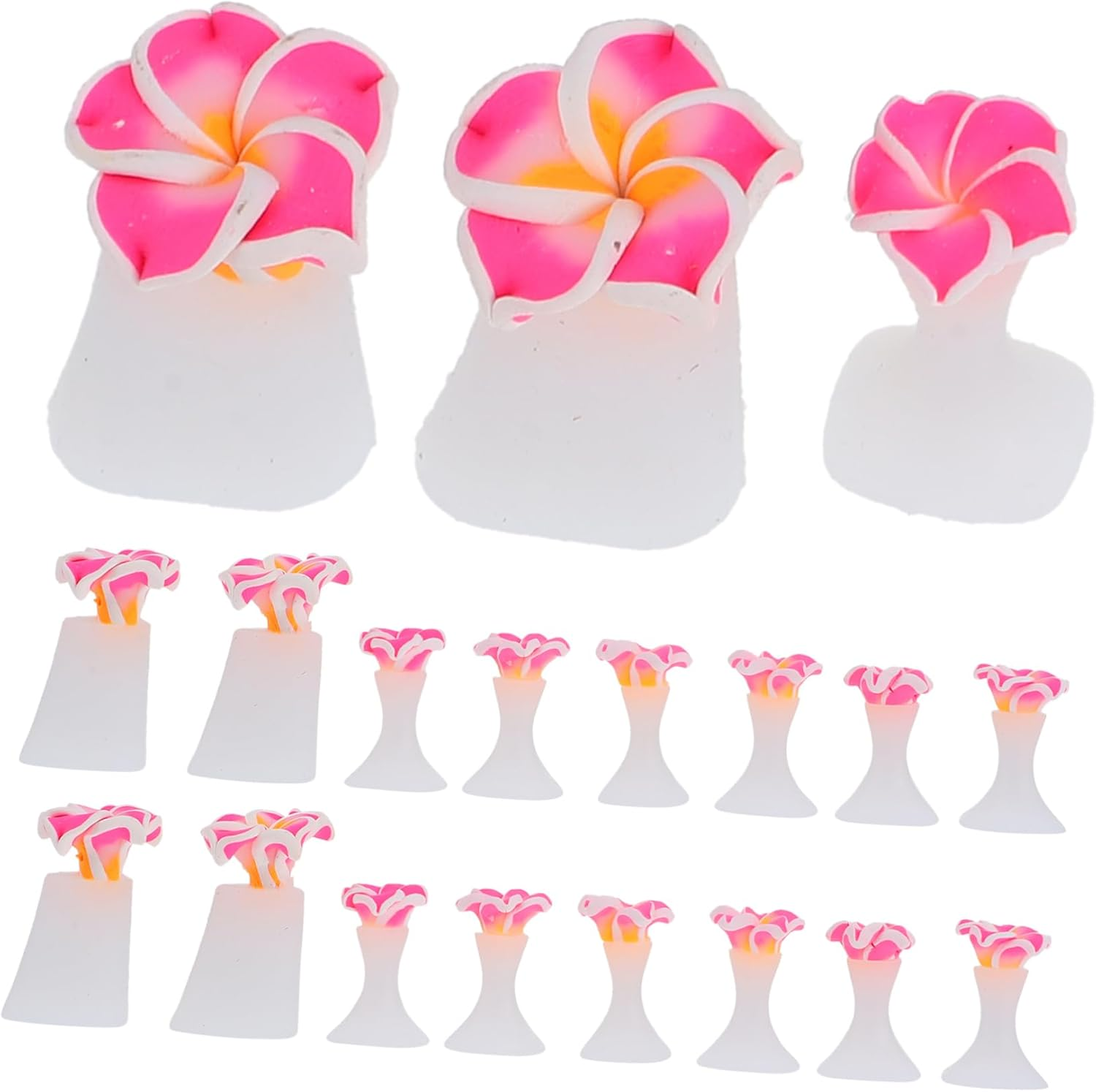 DEARMAMY 3 Sets Silicone Toe Separators for Pedicures Comfortable Nail Polish Application Professional Nail Care Tool Pink Soft Material Easy to Clean and Fit