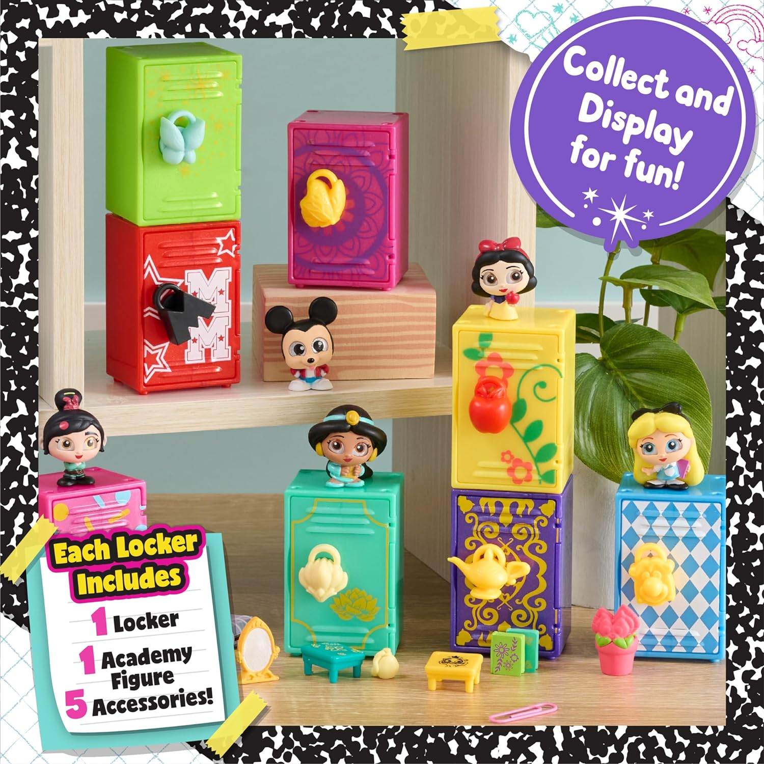 Doorables Academy Surprise Locker 3Pk image number 3