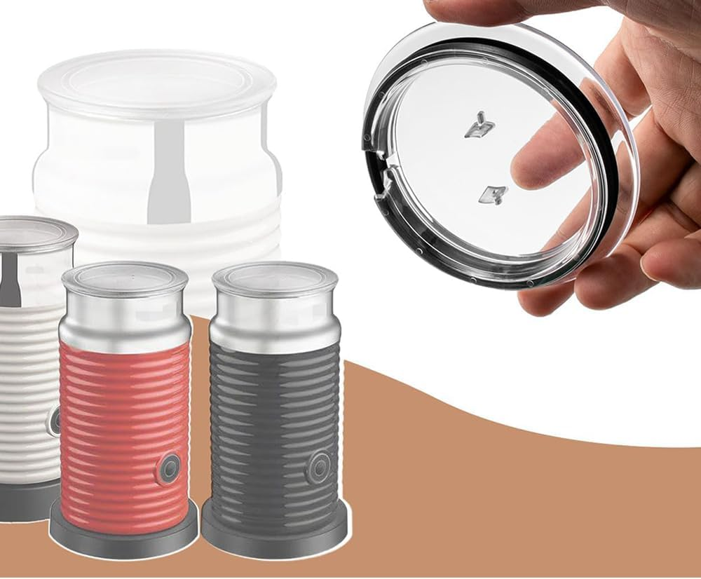 Whisk for Nespresso Aeroccino Milk Frother Replacement Set, Lid and Whisk, 2 Pieces image number 2