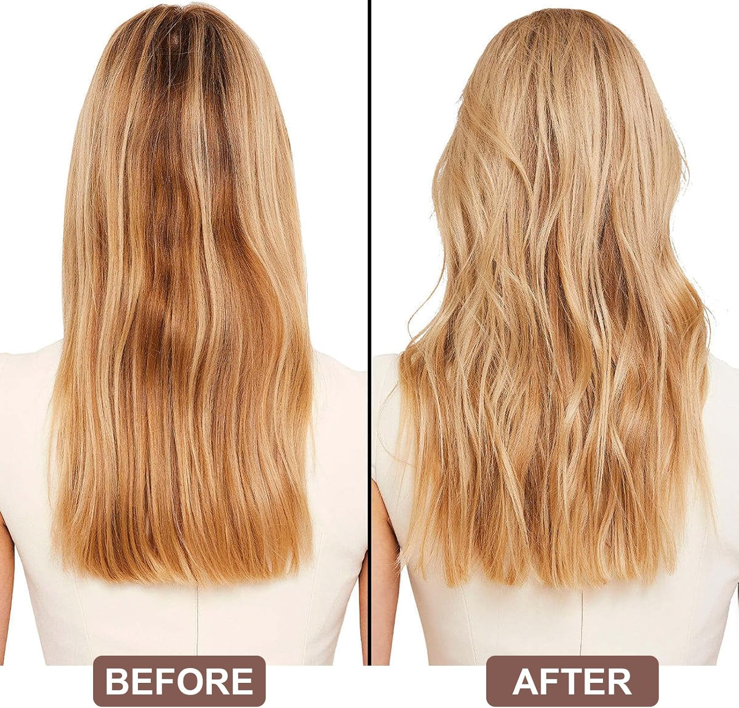 Huotflame Curlers without Heat for Women - Heatless Hair Curler Scrunchie Set for Natural Styling - Lightweight Sleep Curling Band for Overnight Curls - Perfect for Travel and Home, Brown Dots image number 2