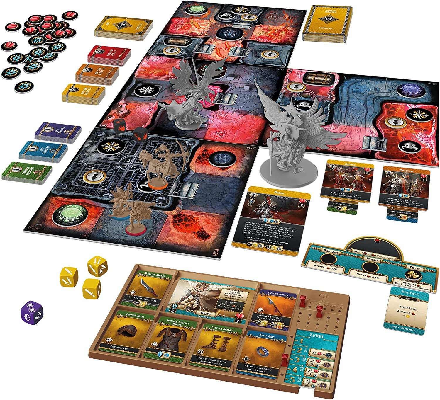 CMON Asmodee North America Massive Darkness 2 Hellscape Board Game image number 3