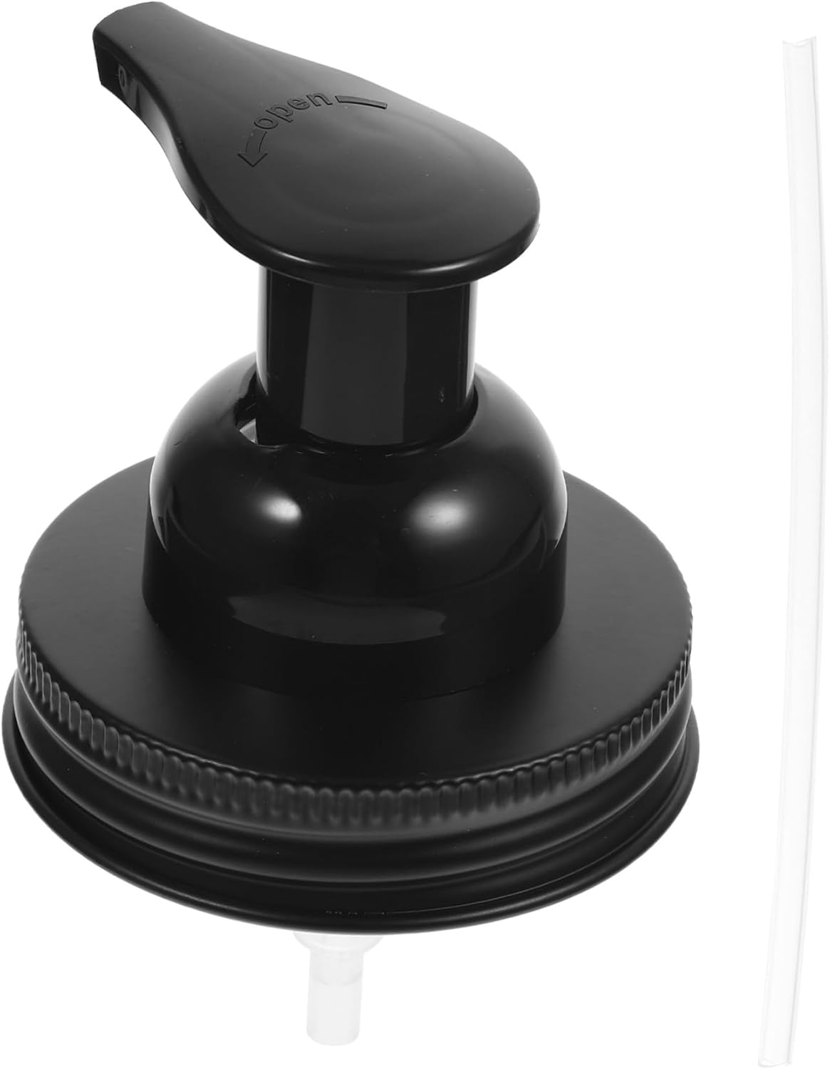 Healvian Stainless Steel Foam Dispenser Pump Replacement for Mason Jar Lid Lotion and Liquid Soap Jar Pump with Efficient Hand Press Compact Design for Bathroom and Kitchen Use image number 6