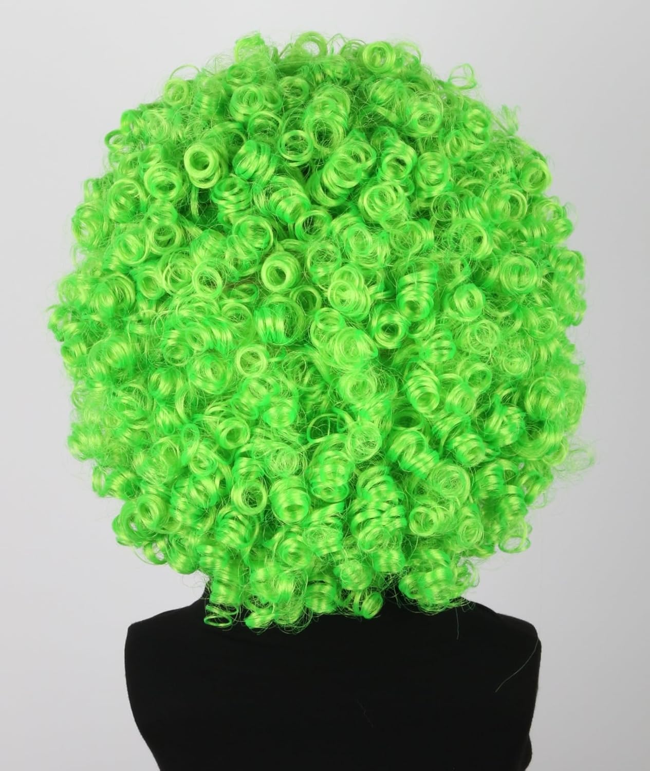 Topcosplay Set of 3 Men'S Wigs, 70S Disco Dude Dirt Bag Wig, Necklace & Moustache, Short Curly, Afro Shaggy Wig, Blonde Mix Black (Green) - Black image number 3