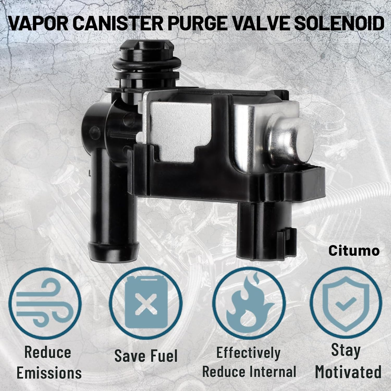 Vapor Canister Purge Solenoid Purge Control Vaccum Solenoid Valve Vapor Canister Shutoff Valve Replaces # K5T45786 14935-JF00A image number 2