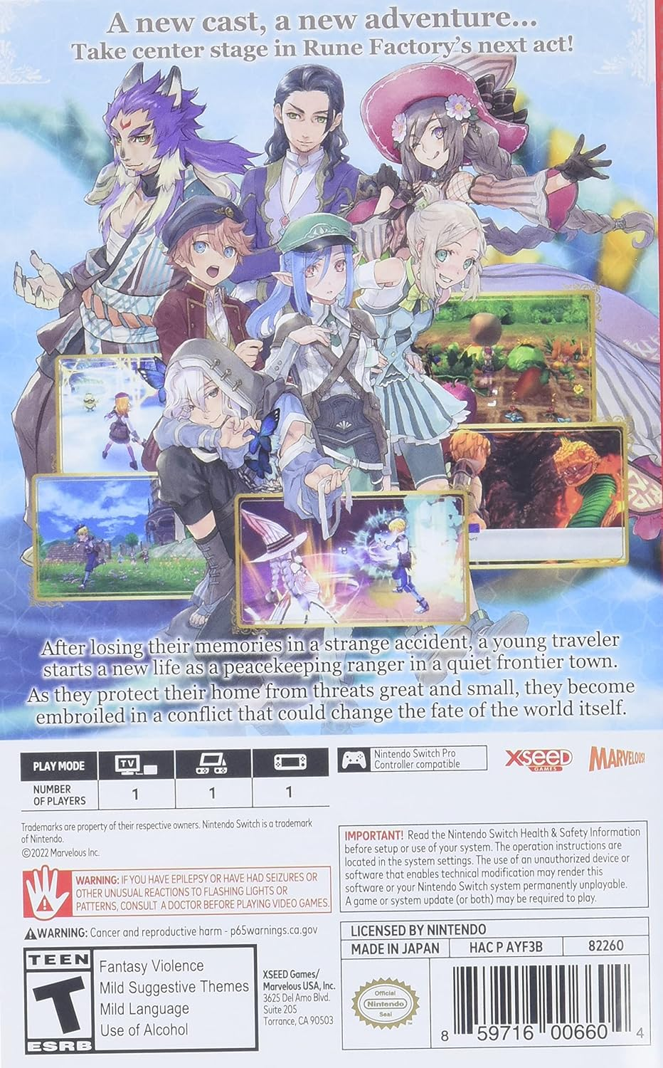Rune Factory 5 for Nintendo Switch image number 1