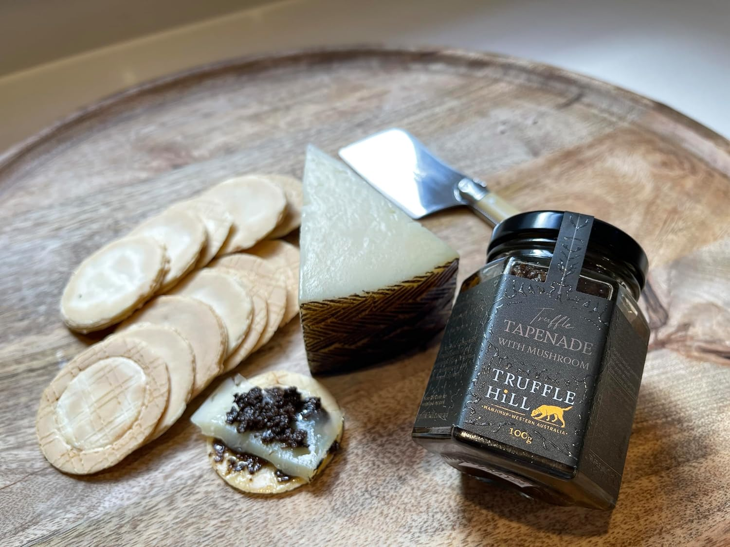 Truffle Hill - Truffle Tapenade with Mushroom Catering Range (480G), Black P&eacute;rigord Truffles Infused Mushroom & Olive Tapenade, Keto, Paleo, Vegan, Vegetarian, Lactose Free image number 1