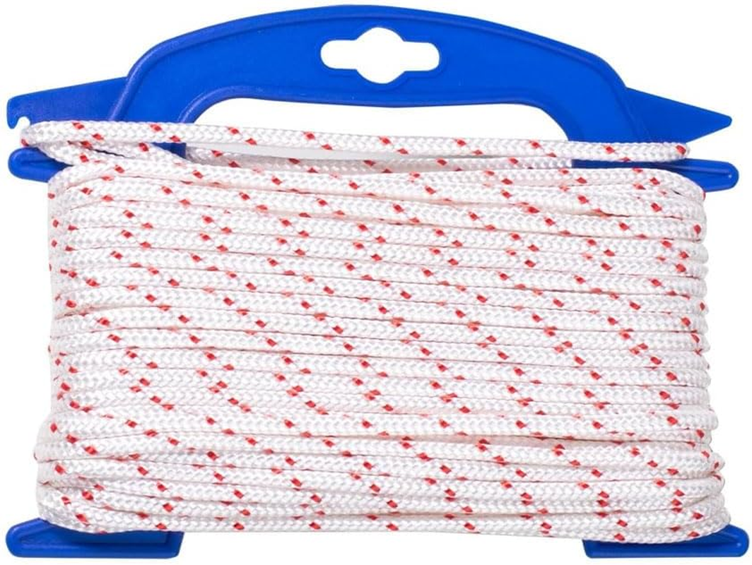 Recoil Starter Rope5.0 Mm Diameter 20 Meter Pull Cord for Lawn Mower Trimmer Edger Brush Cutter Engine Parts image number 1