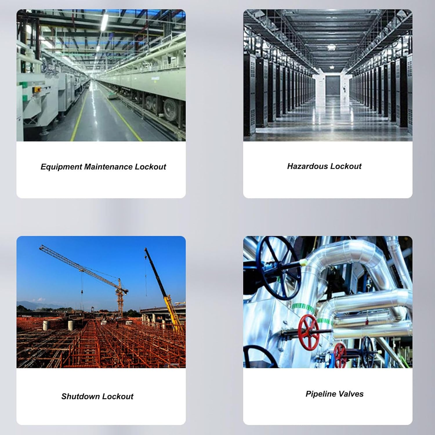 Lockout Tagout Hasp, Aluminum Alloy Extended Jaw Safety Lock for Industrial Use, 38Mm Jaw Inner Diameter 6 Hole Lockout Padlock Hasp with High Security for Factories and Workshops image number 5