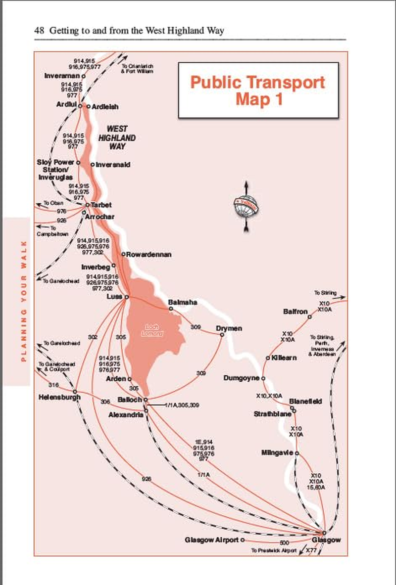 West Highland Way 8/E: 53 Large-Scale Maps & Guides to 26 Towns and Villages; Planning, Places: Includes Ben Nevis Guide and Glasgow City Guide image number 3