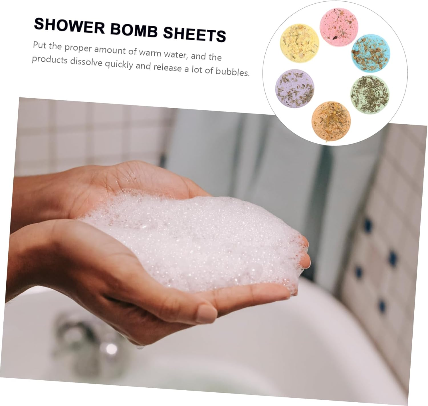 Beatifufu Shower Aromatherapy 6 Pack Natural Spa Flakes for Relaxation for Her Australia image number 5