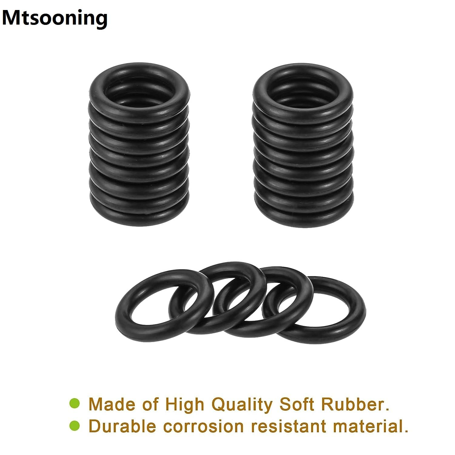 Mtsooning Propane Natural Gasket O-Ring, Gas Leakage Sealing O-Ring Gasket for Propane Tank Cylinder POL Connector (Pack of 20) image number 5