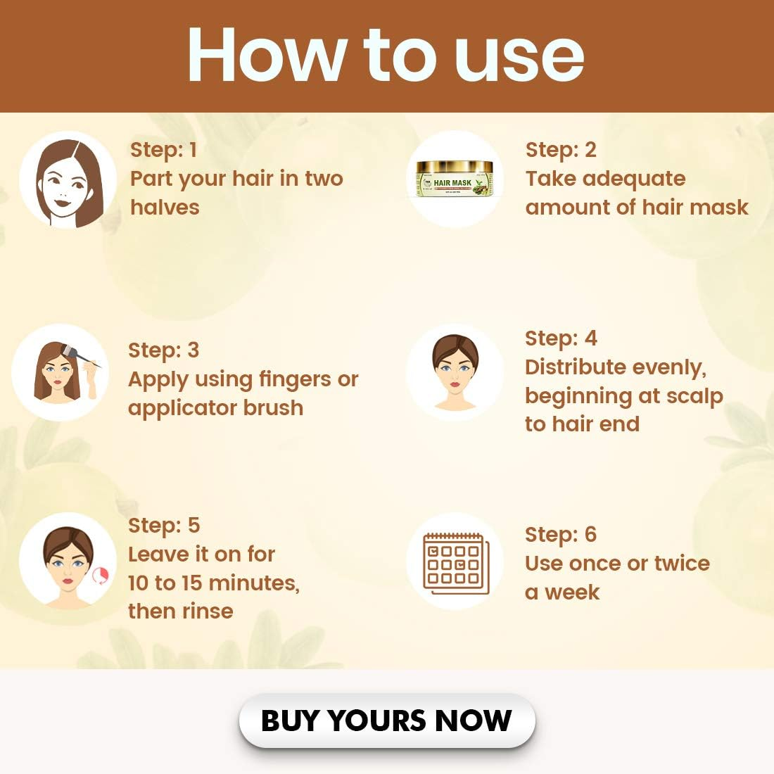 TNW-THE NATURAL WASH Hair Mask with Goodness of Brahmi, Bhringraj, Amla & Shikakai for Dry and Damaged Hair Provides Deep Conditioning & Hydration for Healthier Looking Hair 200 Ml image number 3