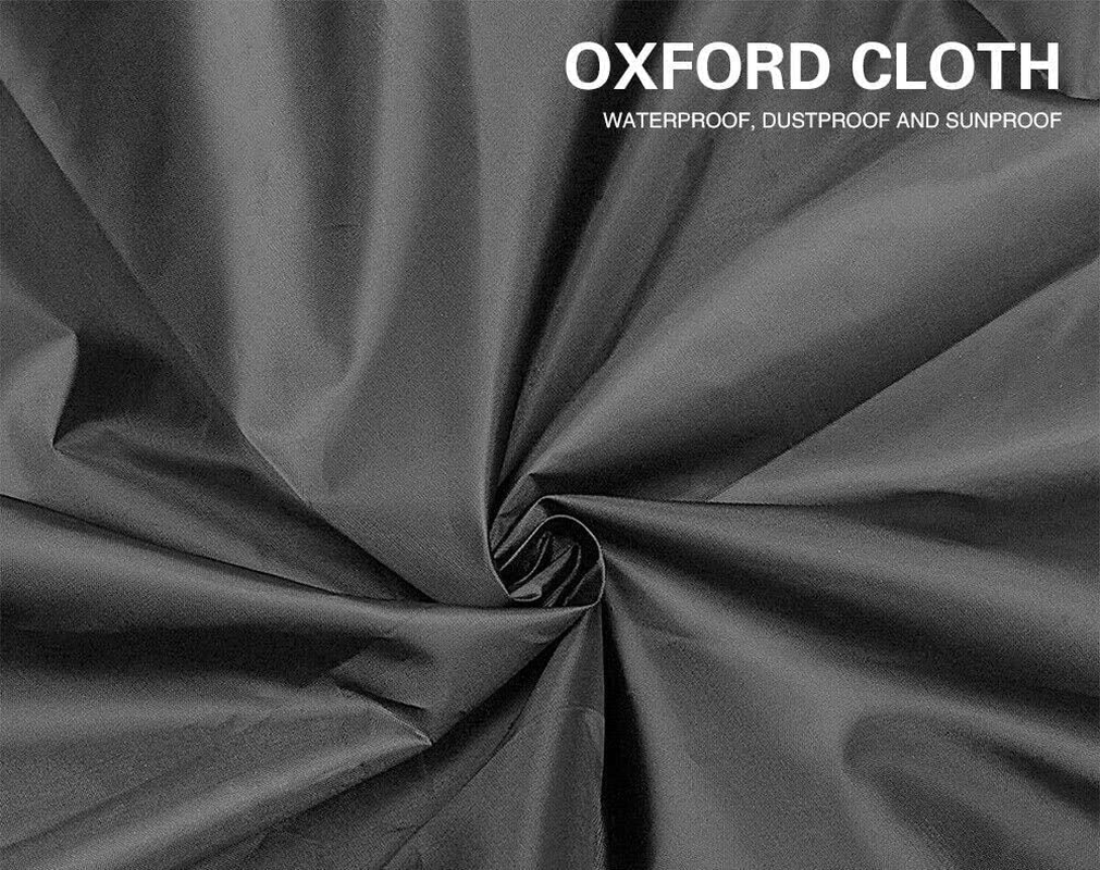 Outdoor Furniture Covers Waterproof, Outdoor Table Cover, Patio Furniture Cover Rectangle for Garden, Lawn Table, Dining Heavy Duty 210D Oxford Patio Table Chair Cover (213 * 132 * 74CM) image number 3