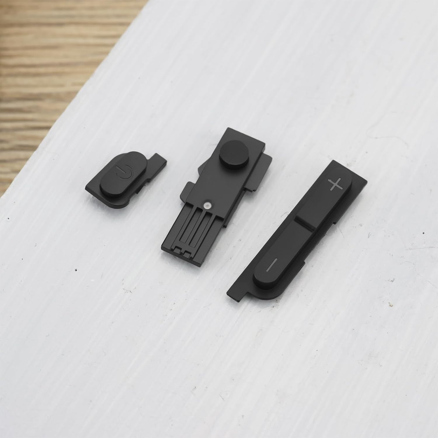 YINETTECH Game Console Power Volume Button Card Slot Cover Compatible with Nintendo Switch OLED, Black image number 5