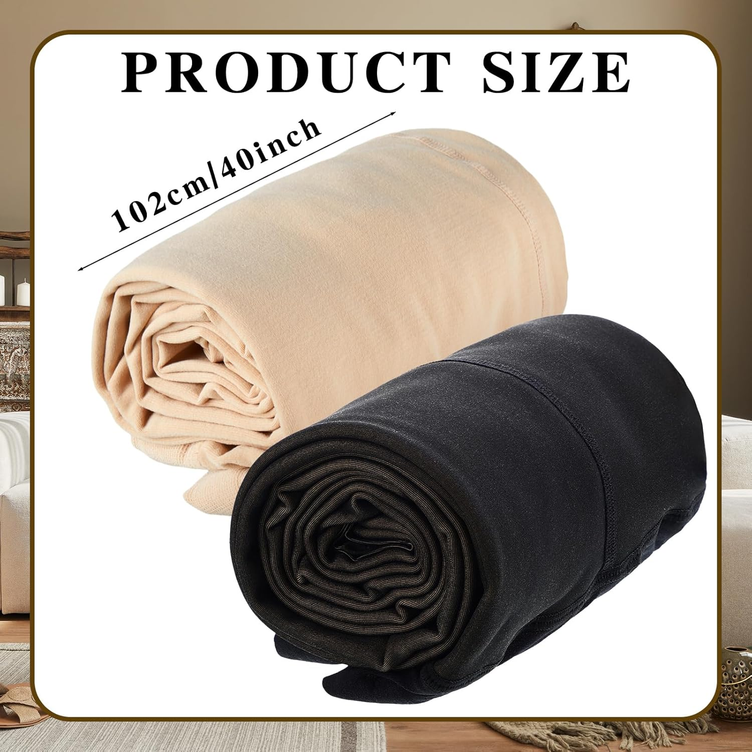 Bonuci 2 Pcs Women Maternity Pantyhose Winter Fleece Lined Tights High Waist Maternity Tights Stretchy Pregnancy Warm Tights image number 6