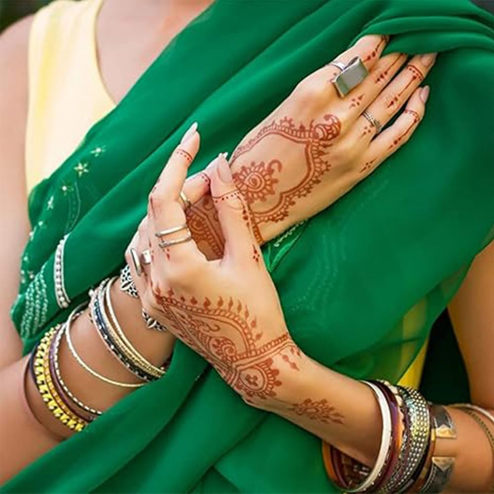 10 Sheets Temporary Tattoo Stickers, Waterproof Lace Pattern Tattoos Mystery Flower Body Art Sticker for Women Girls DIY Body Face Arms Legs,Waterproof Fake Tattoos Temporary Tattoo Kits image number 2