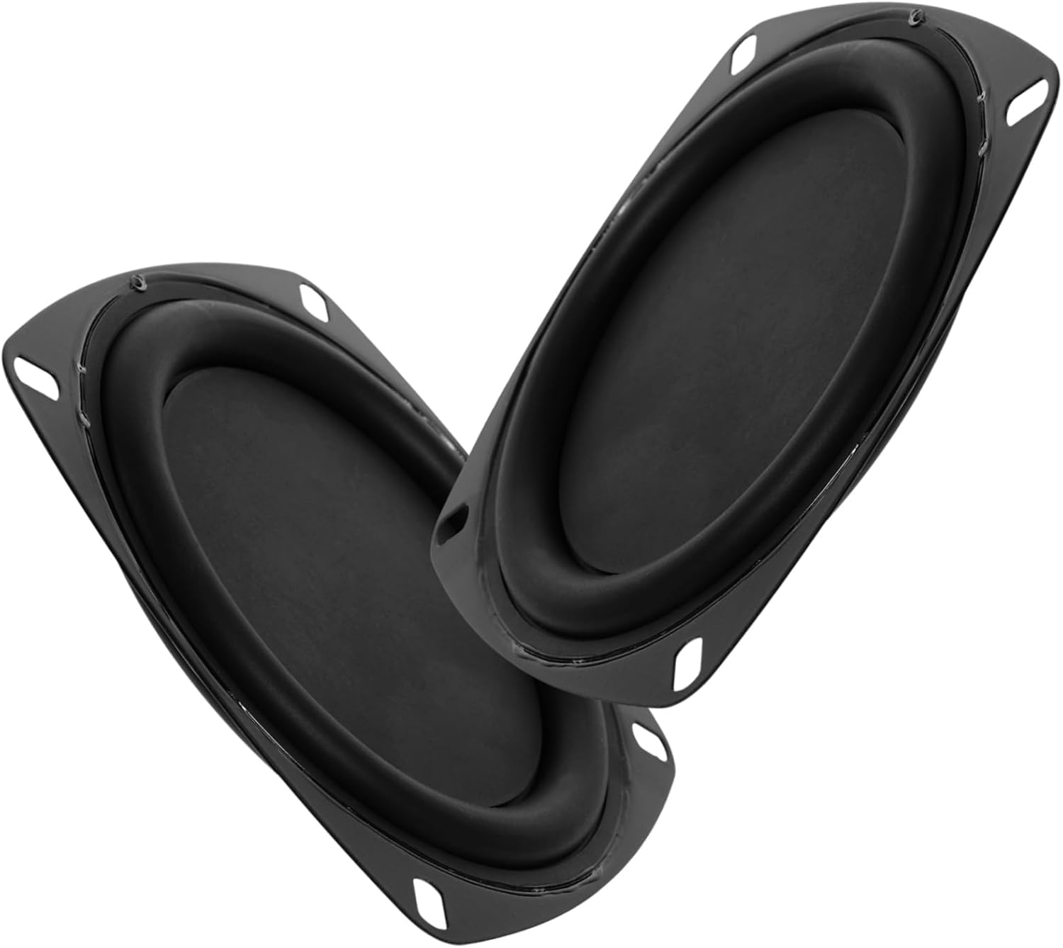 TIDTALEO 2PCS Loudspeaker Vibrating Membrane with Plastic Frame and Bass Diaphragm Plate for Woofer Replacement Enhanced Low Frequency Sound for Home and Mobile Audio image number 5