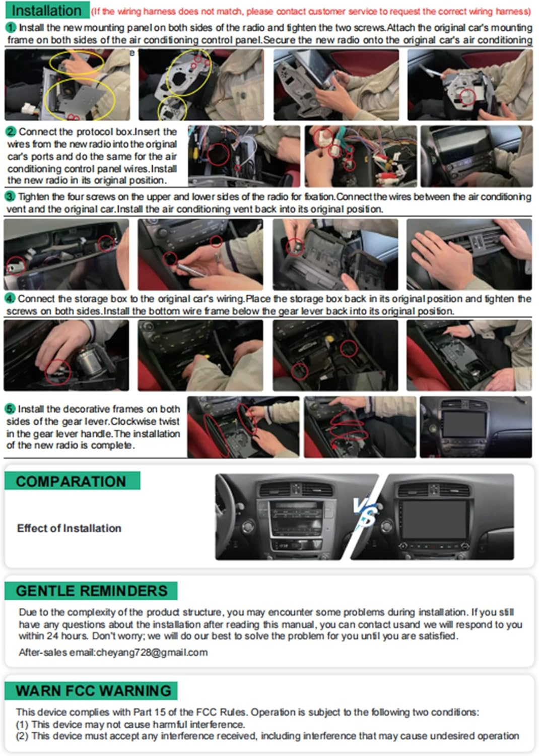 【Hifi 16EQ】 for IS250 IS300 IS200 IS220 IS350 2005-2012 Android Car Stereo with Wireless Carplay Android Auto, Podofo 10.1Inch 1080P HD IPS Touch Screen Car Radio Bluetooth GPS Wifi SWC Backup Camera image number 2