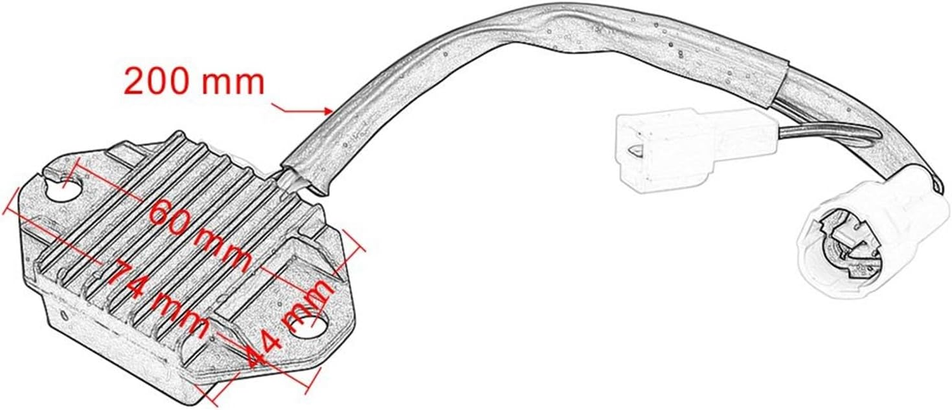 Rectifier Parts 12V Voltage Regulator Rectifier for WR250F WR250 07-14 WR450F WR450 2007-2011 5UM-81960-E0 WR 250 450 250F 450F image number 6