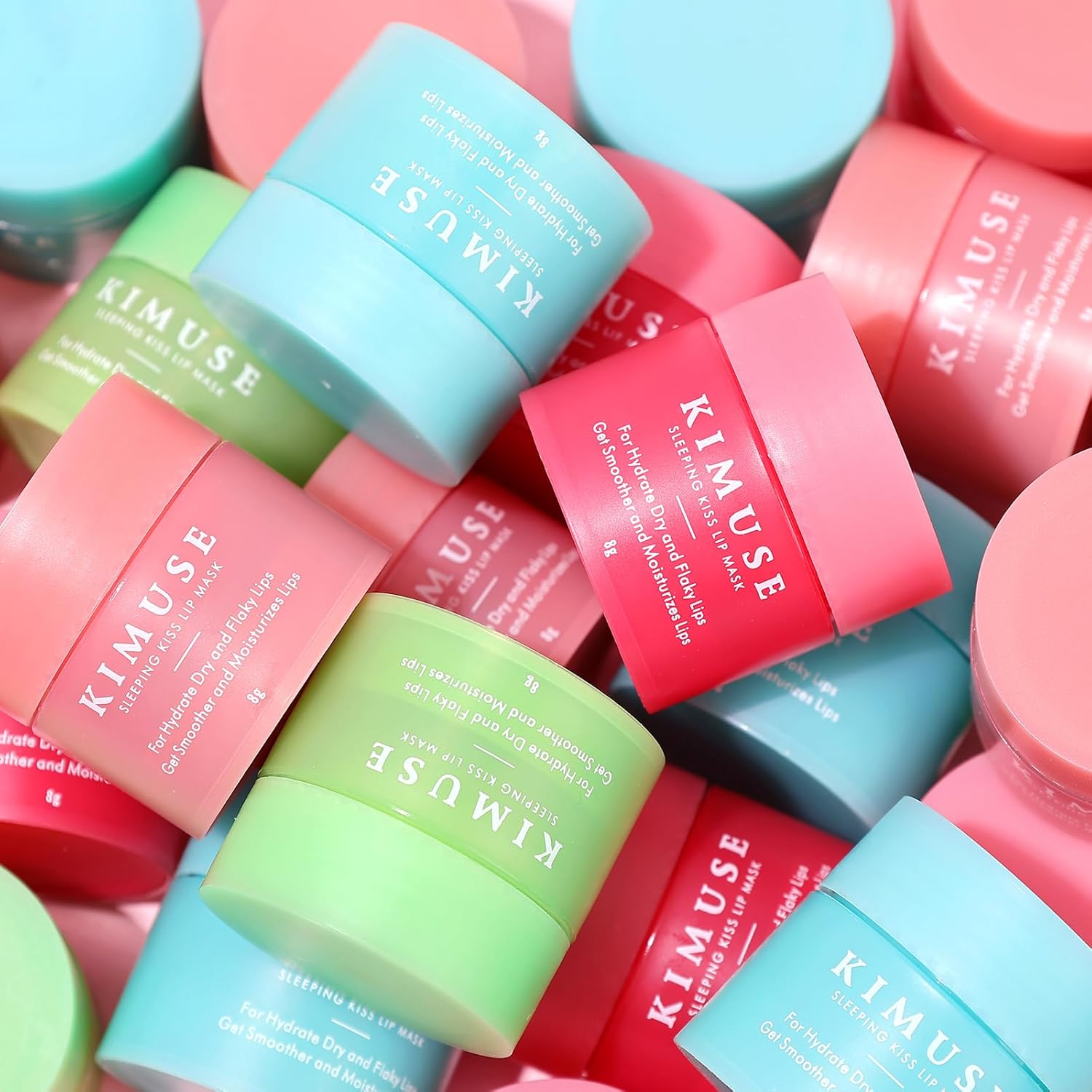 KIMUSE Lip Sleeping Mask Set, Overnight Treatment Lip Care Products, Moisturize & Nourish, Hydration Cracked Dry Lips image number 1